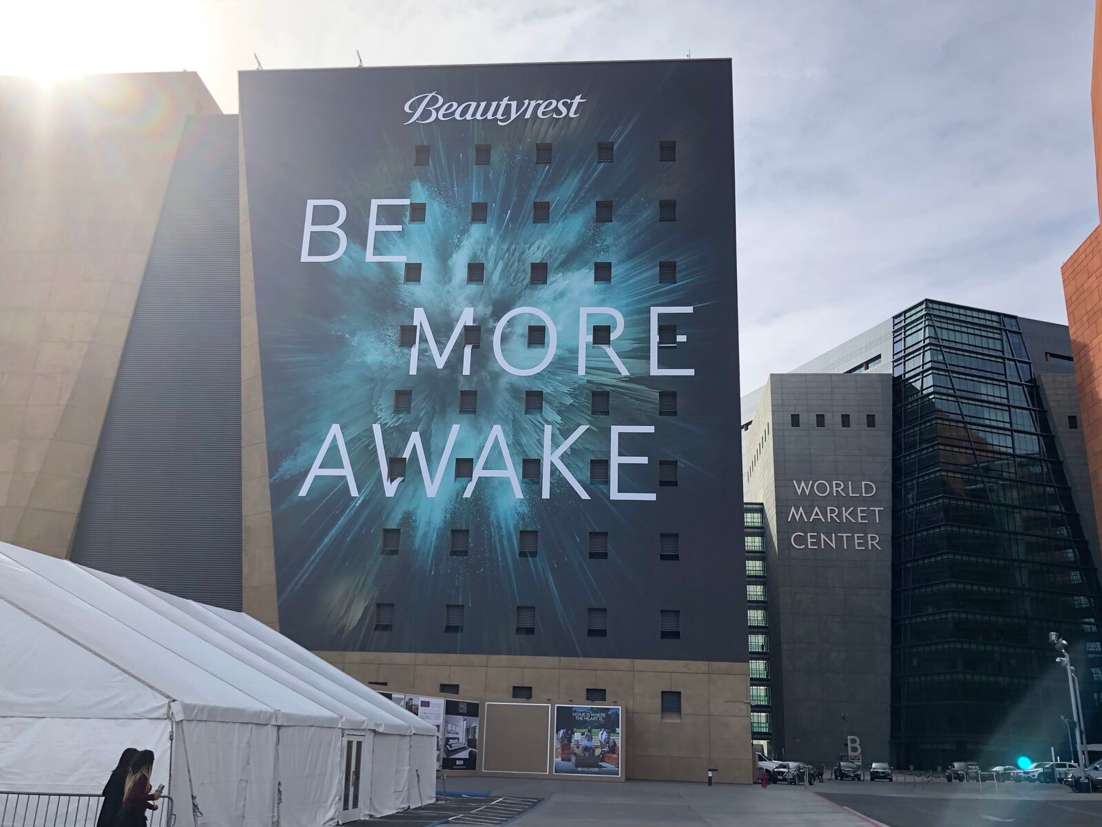Full building wrap graphic