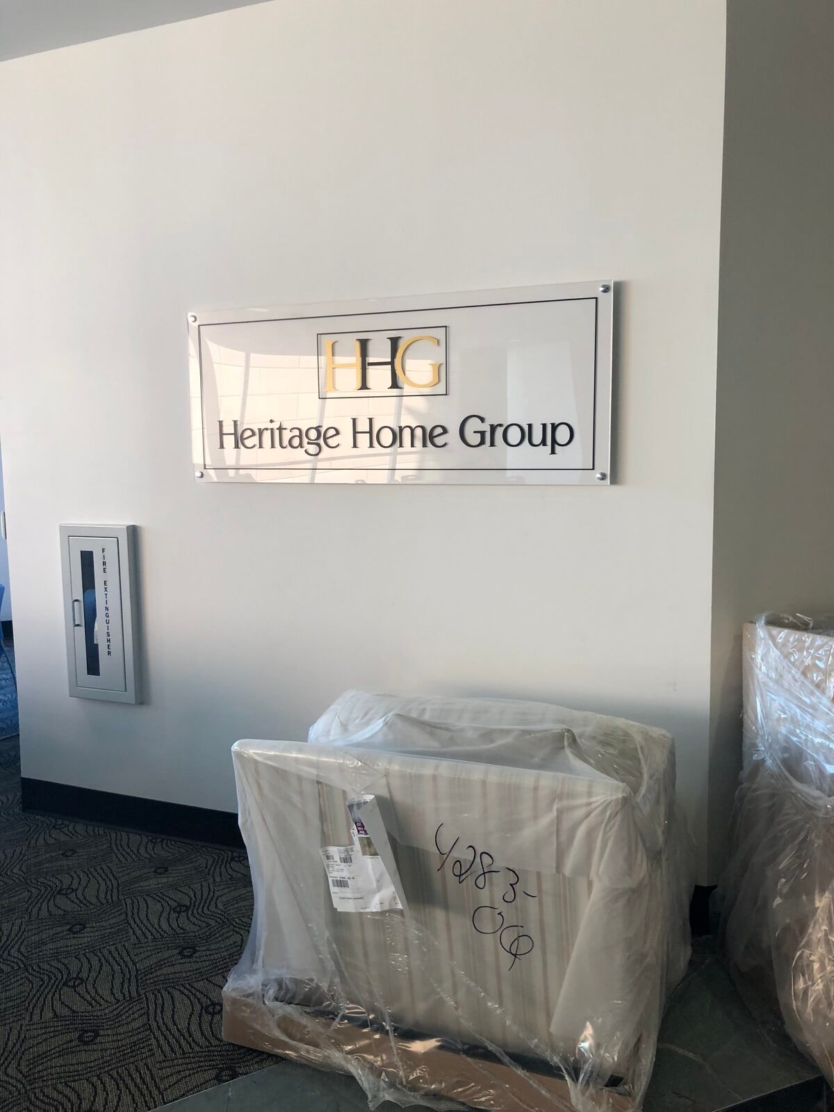 Acrylic dimensional signage