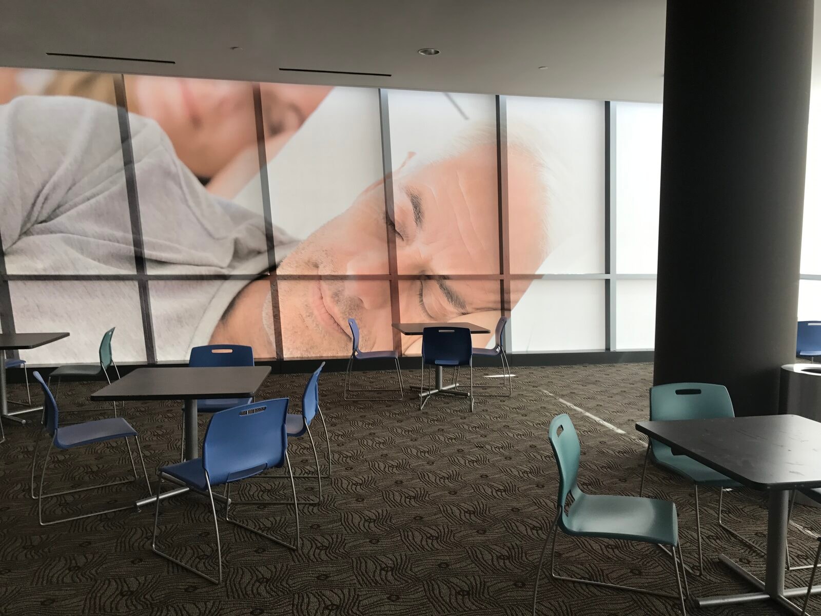 Showroom vinyl wall graphic